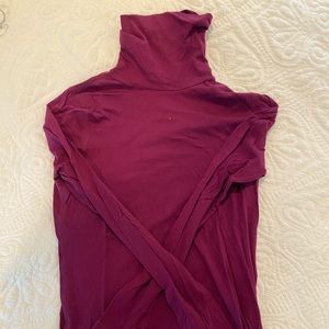 Jcrew tissue tshirt long sleeve turtleneck - small